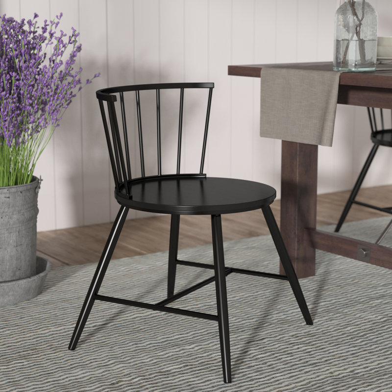 Vecchia metal slat back side chair new arrivals